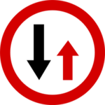 zakaz ruchu w obu kierunkach